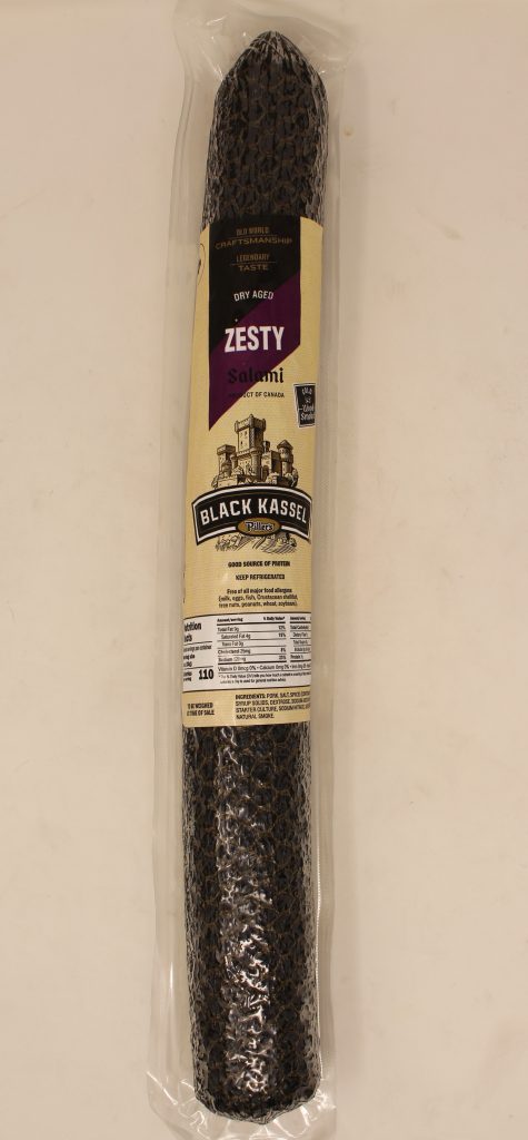 Black Kassel Zesty Gold Salami