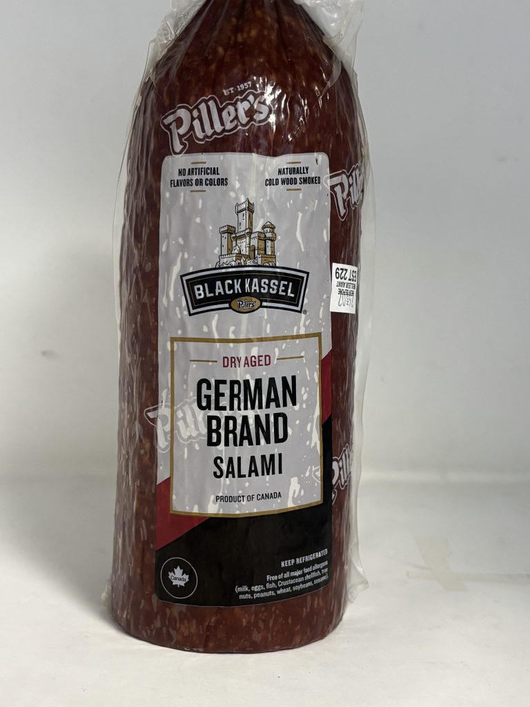 Black Kassel German Brand Salami