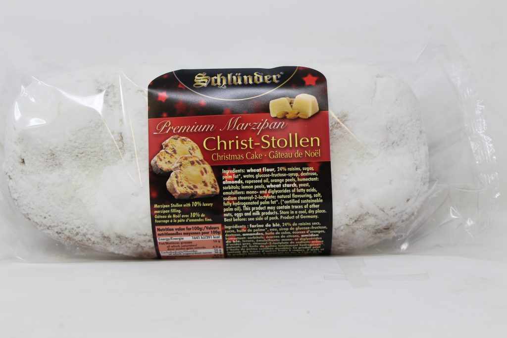 Schlunder Marzipan Christ-Stollen 26.4oz From Karl Ehmer German & European Fare Specialties.