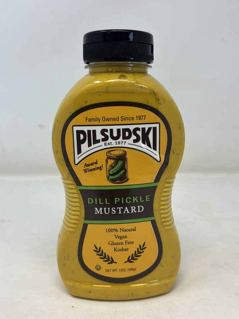 Pilsudski Dill Pickle Mustard | 12 oz Gourmet Condiment