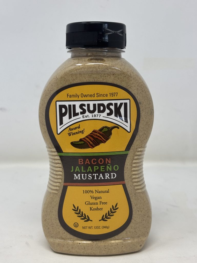 Pilsudski Bacon Jalapeno Mustard | 12 oz Gourmet
